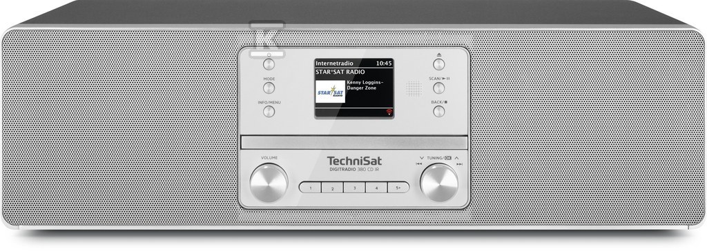 Radio DIGITRadio 380 CD IR srebrny, - 0001/3954