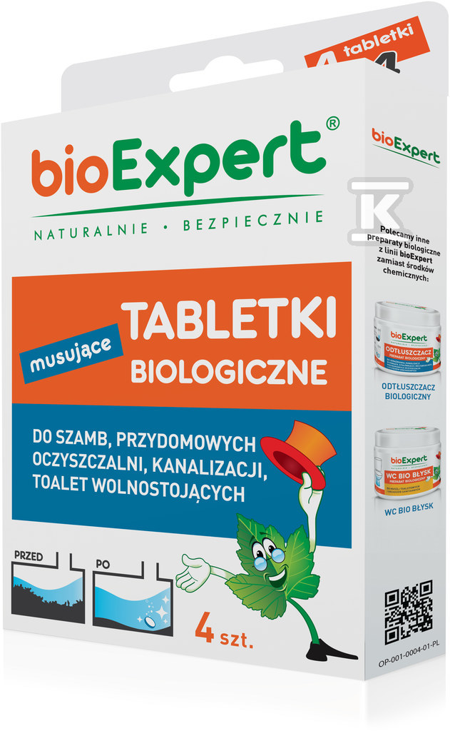 Biológiai tabletta, 4 db szeptikus - D3-001-0004-03-PL