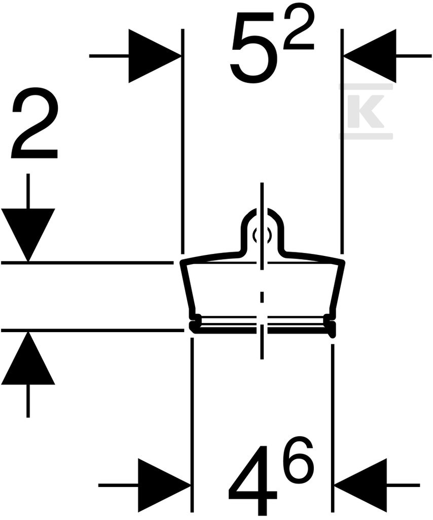 Utikač za kanalizacione armature - 352.331.08.1