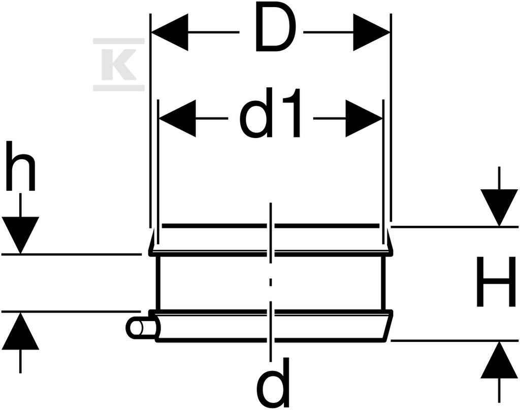 PEHD 90 elektrofúziós szalag fix - 366.776.16.1