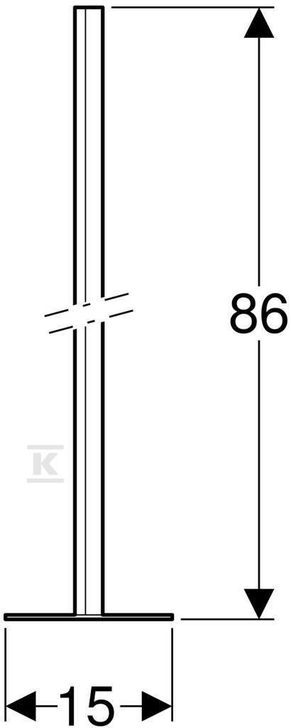 Geberit Kombifix brackets for mounting - 457.872.26.1