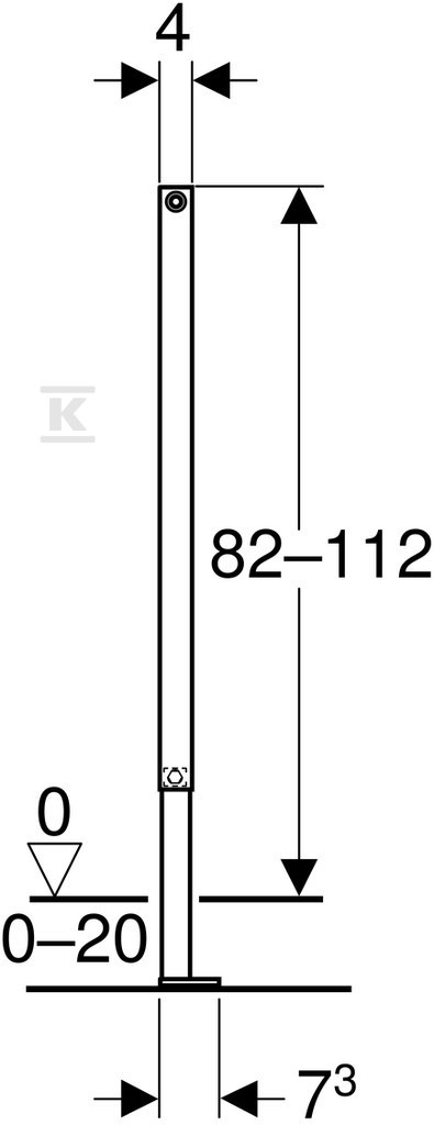 Konstrukční prvek pro rám Duofix, - 111.830.00.1