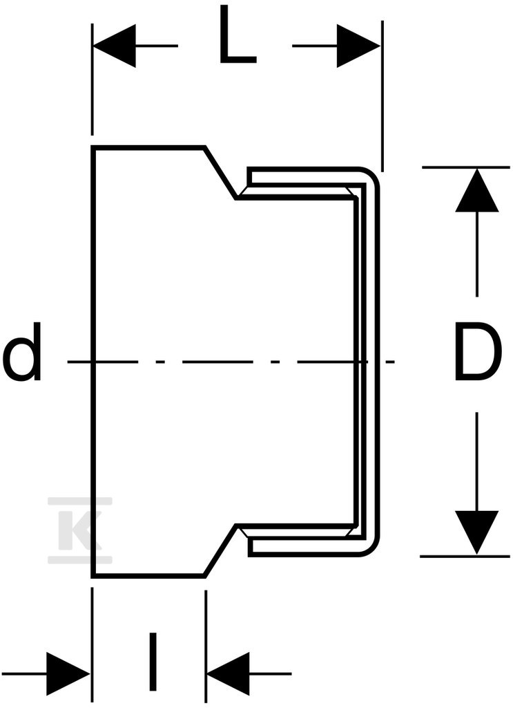 Zaślepka PE Silent-db20 HT 160 - 315.005.14.1