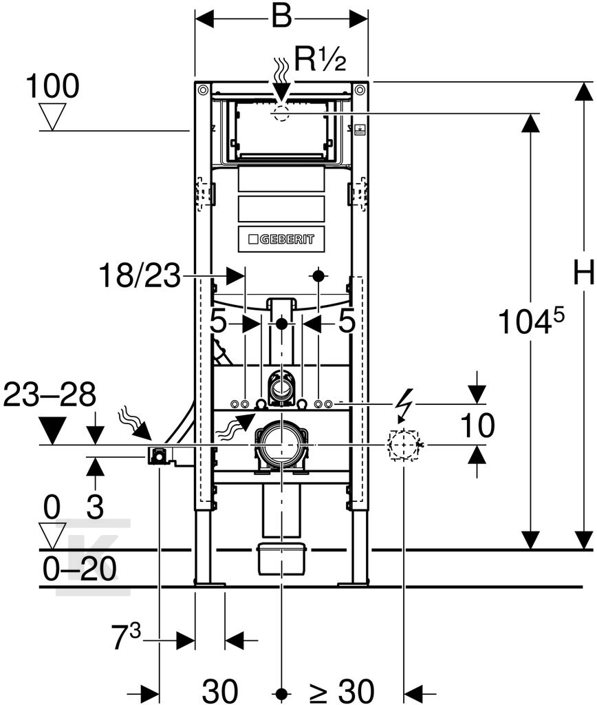 Duofix-Gestell für - 111.350.00.5