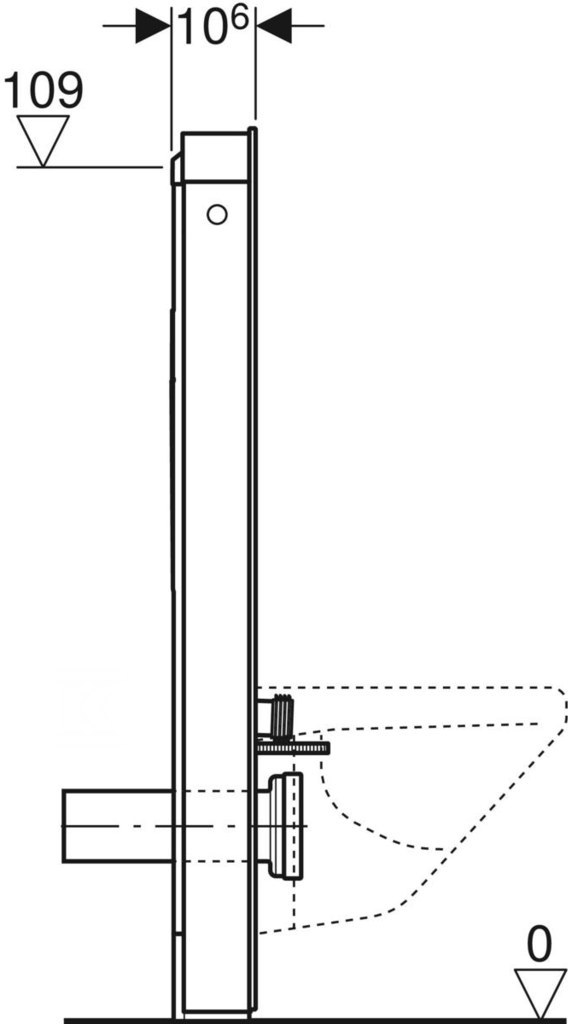 Sanitární modul Monolit pro závěsné WC, - 131.031.JK.5