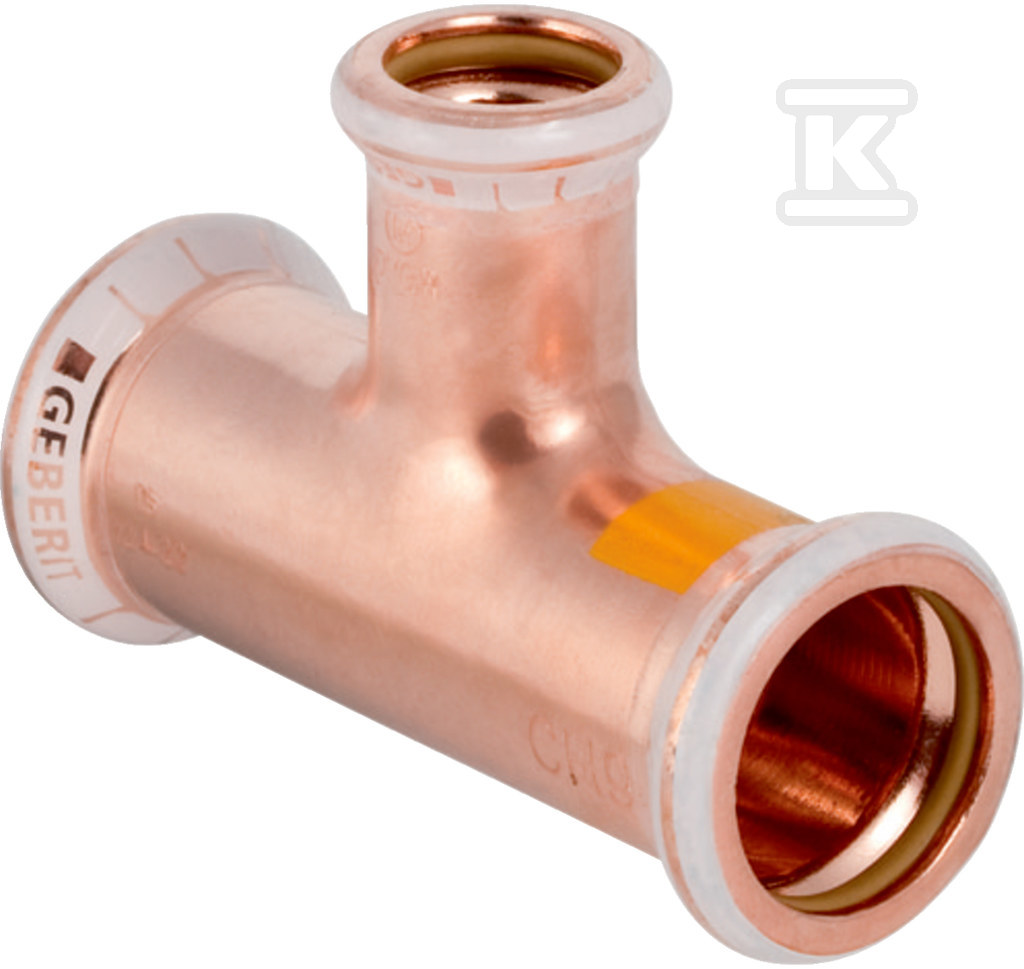 Trójnik Geberit Mapress Kupfer Gas - 34553