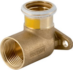 Podłączenie armatury Geberit Mapress Kupfer Gas 90° z gwintem wewnętrzny d15-Rp1/2