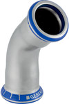 Коліно Geberit Mapress Edelstahl FKM 45 ° d42