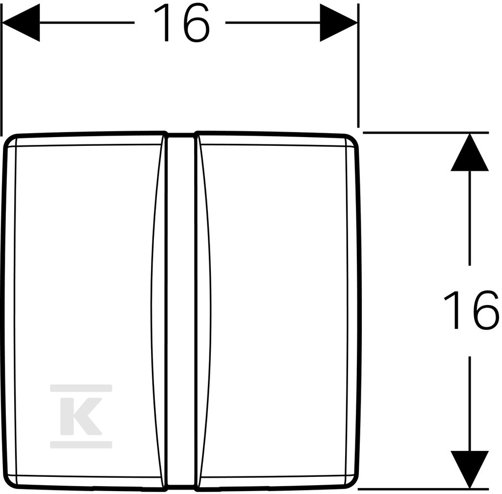 Elektronisches Spülventil für Urinal, - 115.802.46.5