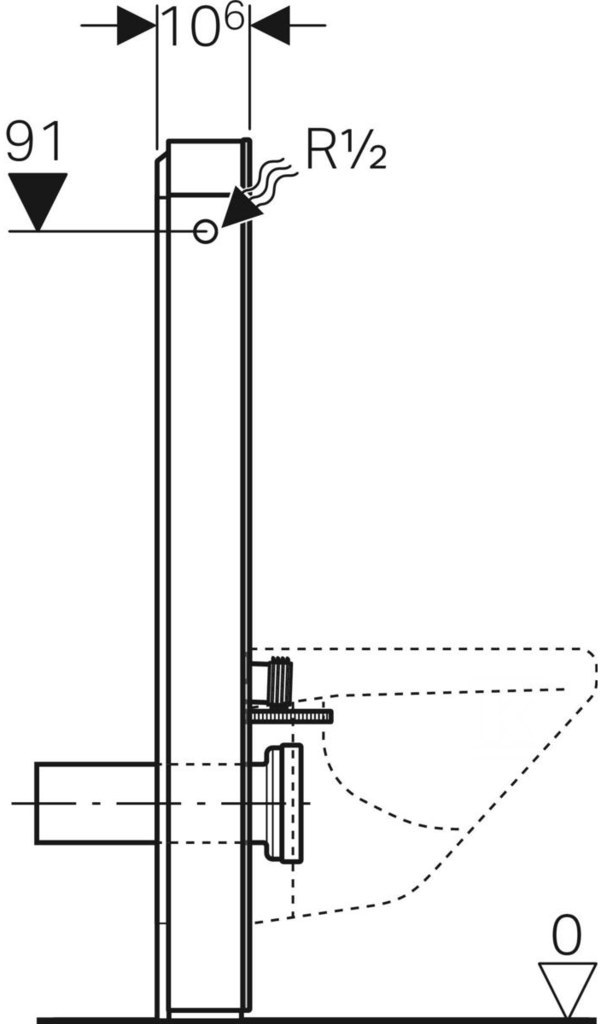 Sanitární modul Monolith pro závěsné - 131.022.JK.5