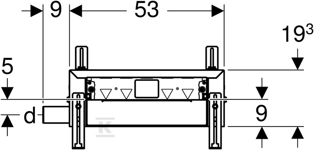 Stelaż (element montażowy) Kombifix do - 457.534.00.1