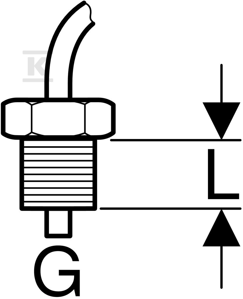 Czujnik temperatury G1/2" - 616.208.00.1