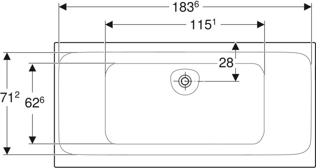 Rectangular bathtub Tawa 190x90, duo, - 554.125.01.1