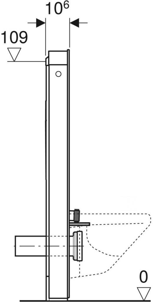 Geberit Monolith sanitary module for a - 131.031.00.5