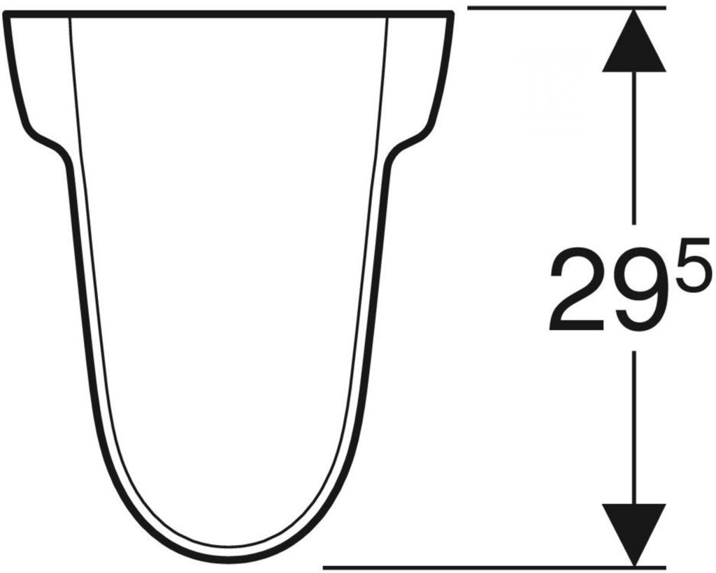 Rekord-Waschtisch-Halbsäule - K97101000