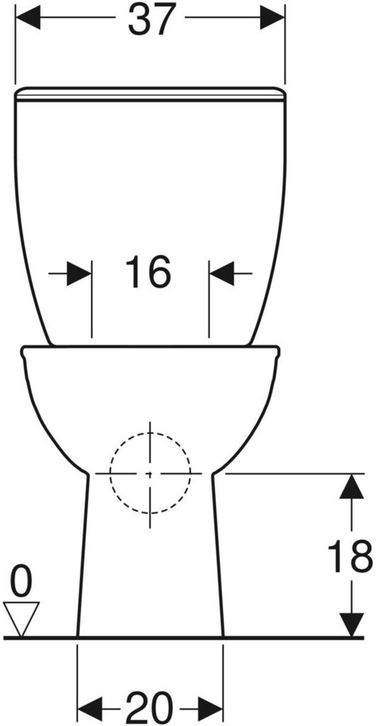 Rekord WC compact set with horizontal - K99030000