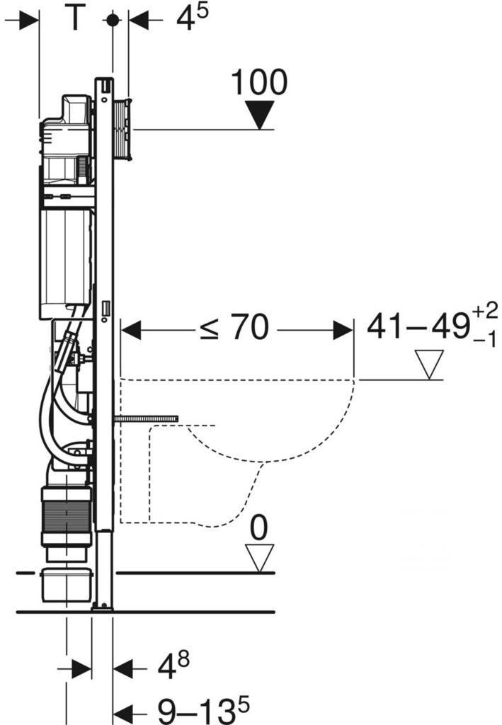 Stelaż (element montażowy) Duofix do - 111.904.00.5