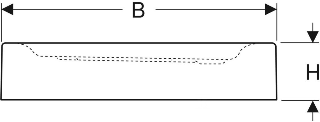 Erste quadratische Duschwanne 80 cm - XBK1680000