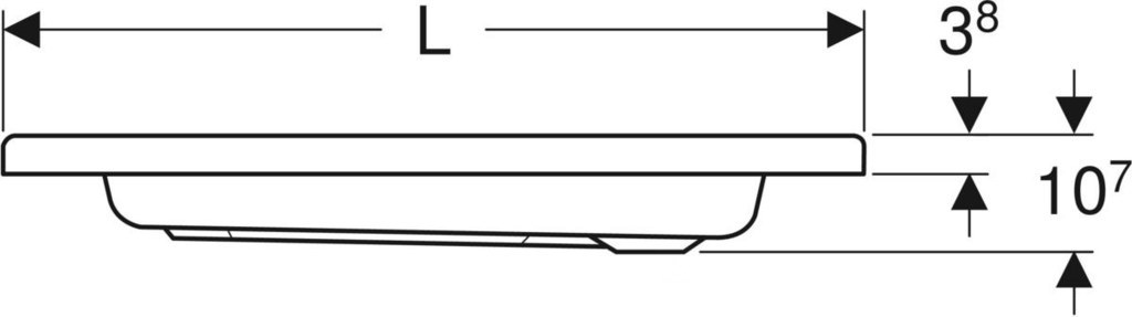 Standard Plus brodzik kwadratowy - XBK1580000