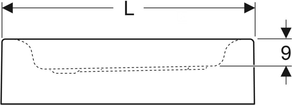 Standard Plus kvadratna tuš kada, 80 - XBK1480000