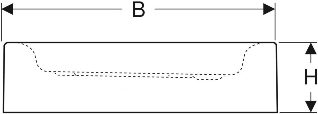 Standard Plus kvadratna tuš kada, 80 - XBK1480000