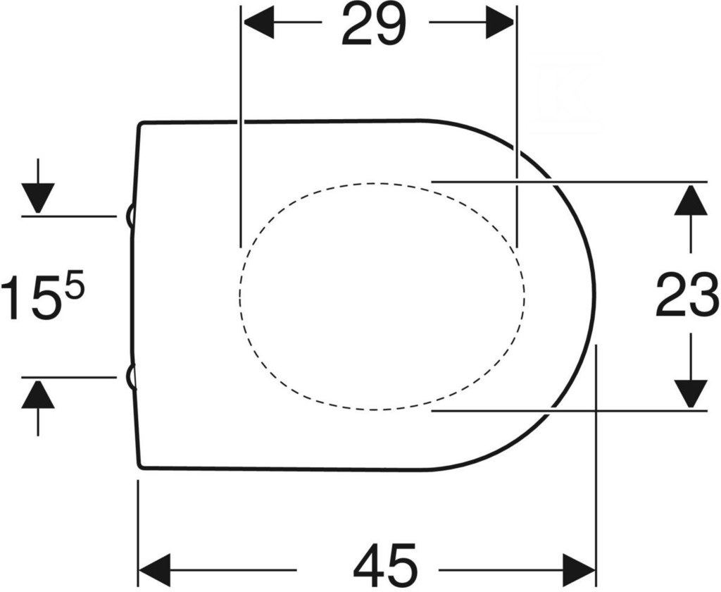 Deska sedesowa iCon, wolnoopadająca, z - 500.670.01.1