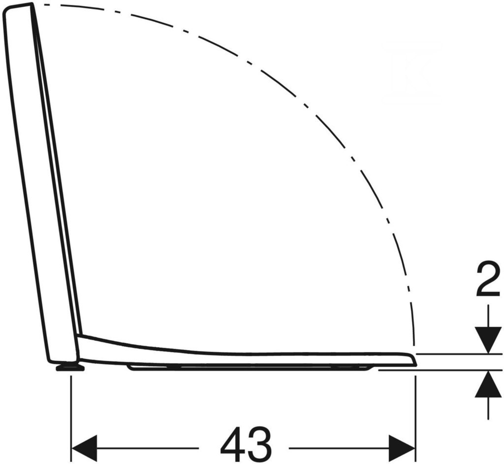 Deska sedesowa iCon, wolnoopadająca, z - 500.670.01.1