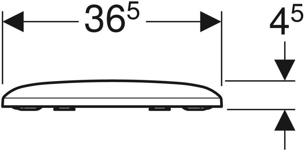 Deska sedesowa iCon Square - 571910000