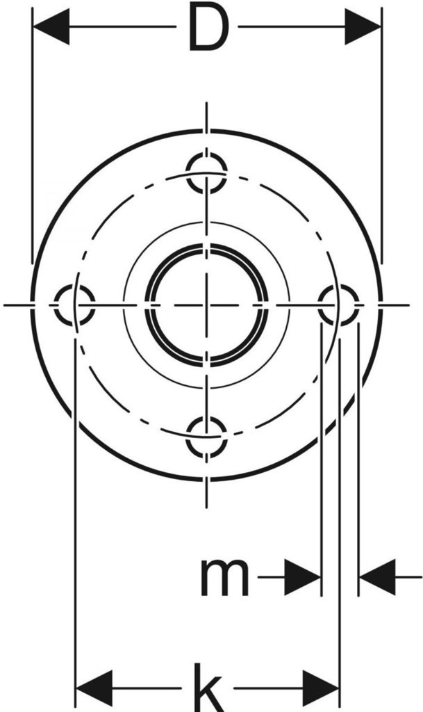 Geberit Mapress C-Stahl flange PN 10/16 - 23790