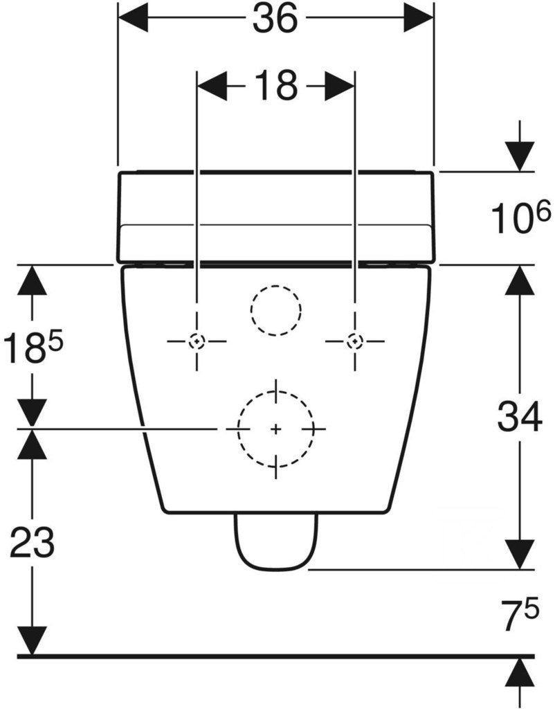 Toilet unit with intimate hygiene - 146.292.11.1