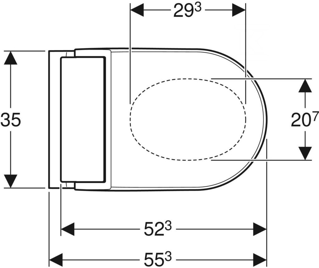 Toilet device with intimate hygiene - 146.292.FW.1