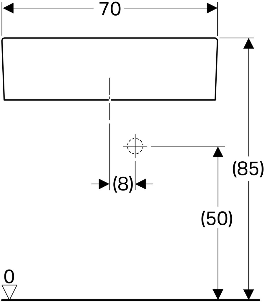 Umywalka wieloFunkcyjna Satellit 70 cm - 360070000