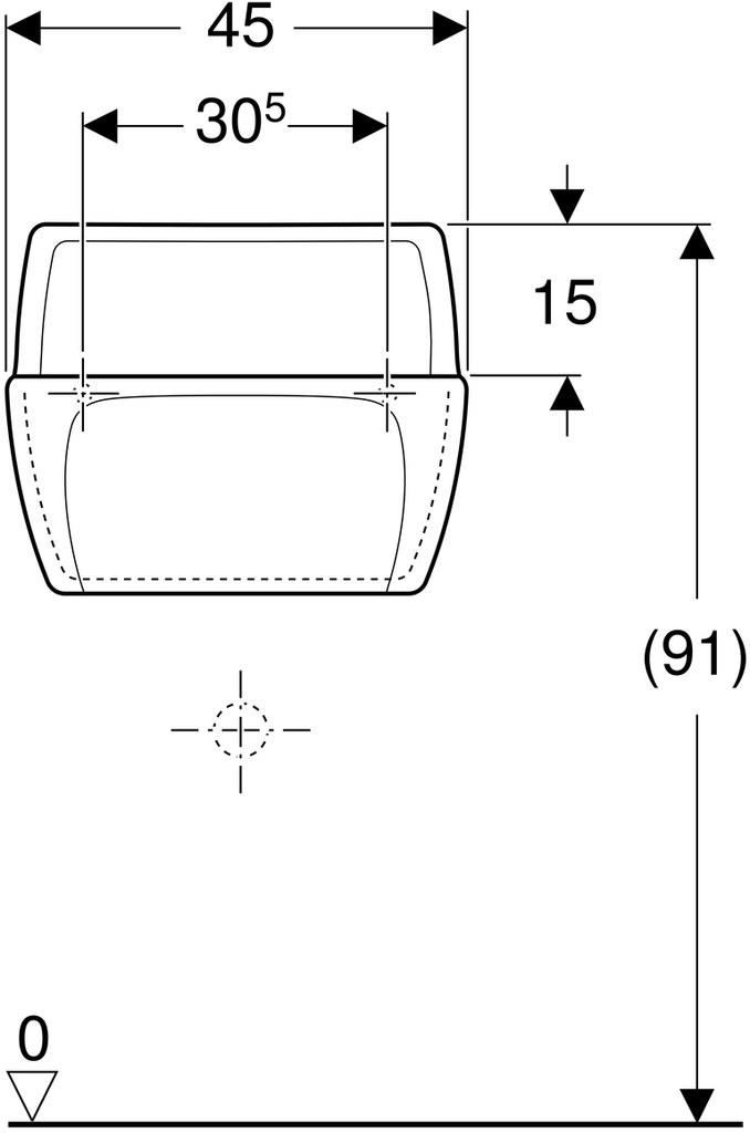 Umywalka wieloFunkcyjna Publica 305 mm - 367200000