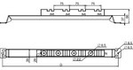 Wspornik szyn pionowych 600m dolny