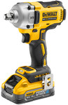 Klucz Udarowy DEWALT XR 18V bezszczotkowy 1/2", moment 813Nm, 2 akumulatory 5.0Ah, ładowarka i kufer TSTAK DCF891H2T-QW