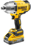 Klucz Udarowy DEWALT XR 18V bezszczotkowy 1/2" z Pierścieniem Zatrzaskowym, moment 1356Nm, 2 akumulatory FLEXVOLT 6.0Ah, ładowarka i kufer TSTAK DCF900H2T-QW