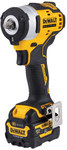 Klucz Udarowy DEWALT XR 12V bezszczotkowy 3/8", moment 163Nm, 1 Akumulator 5.0Ah, ładowarka i kufer TSTAK DCF903P1-QW