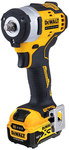 Klucz Udarowy DEWALT XR 12V bezszczotkowy 3/8", moment 163Nm, 2 akumulatory 5.0Ah, ładowarka i kufer TSTAK DCF903P2-QW