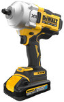 Klucz Udarowy DEWALT XR 18V bezszczotkowy 1/2", moment 1356Nm, 2 akumulatory FLEXVOLT 6.0Ah, ładowarka i kufer TSTAK w kolorze żółtym DCF961H2G-QW