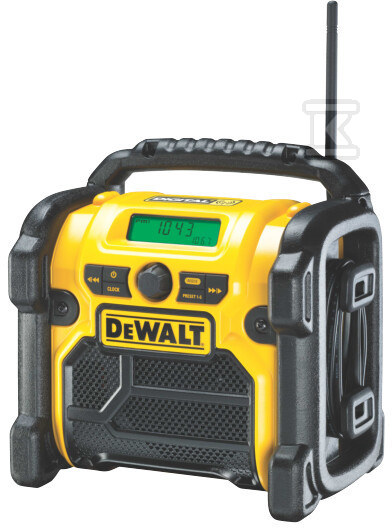 Radio DeWalt XR DAB+/FM na akumulatory - DCR020-QW