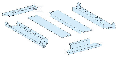 Двоскладова заглушка IP30 400x 400mm - LVS08494