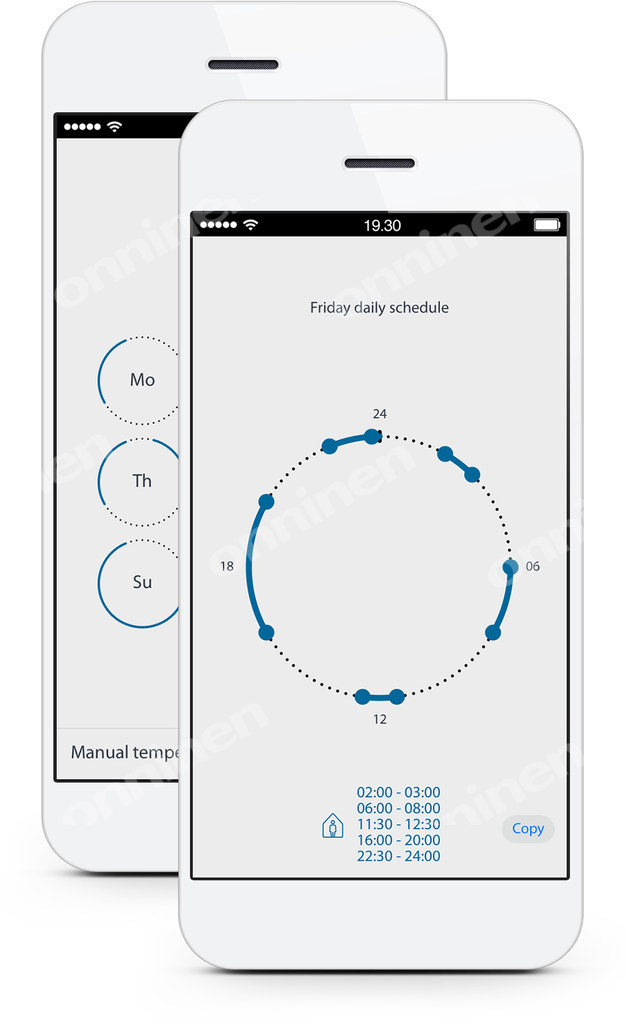 Termostat inteligent DEVIreg (alb) - 140F1141