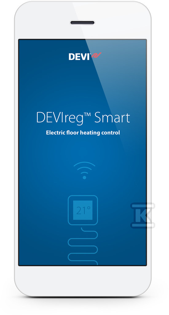 Termostat inteligent DEVIreg (alb) - 140F1141