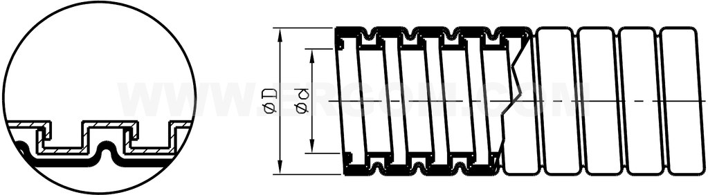 Rura ochronna WOT 9 /50m/ - E03DK-10030100201