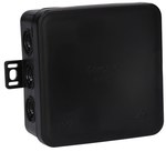 Розгалужувальна коробка E113 настінна, чорна IP54 85 x 85 x 40 mm E113S