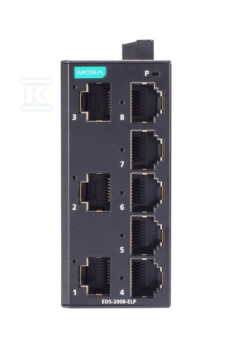 Unmanaged Fast Ethernet Switch mit 8 - EDS-2008-ELP