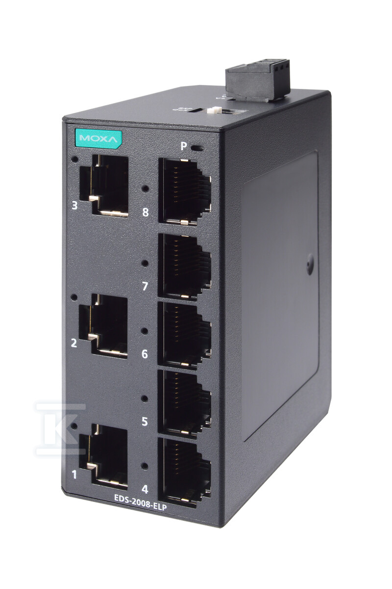 Unmanaged Fast Ethernet Switch mit 8 - EDS-2008-ELP
