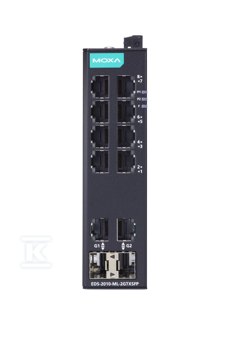 Некерований комутатор Gigabit Ethernet - EDS-2010-ML-2GTXSFP