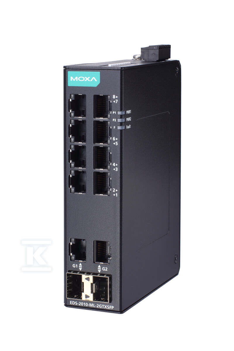 Некерований комутатор Gigabit Ethernet - EDS-2010-ML-2GTXSFP