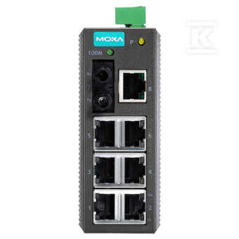Промисловий комутатор 7 портів RJ - EDS-208-M-ST
